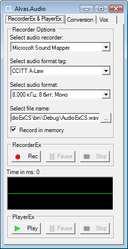 .Net audio library
